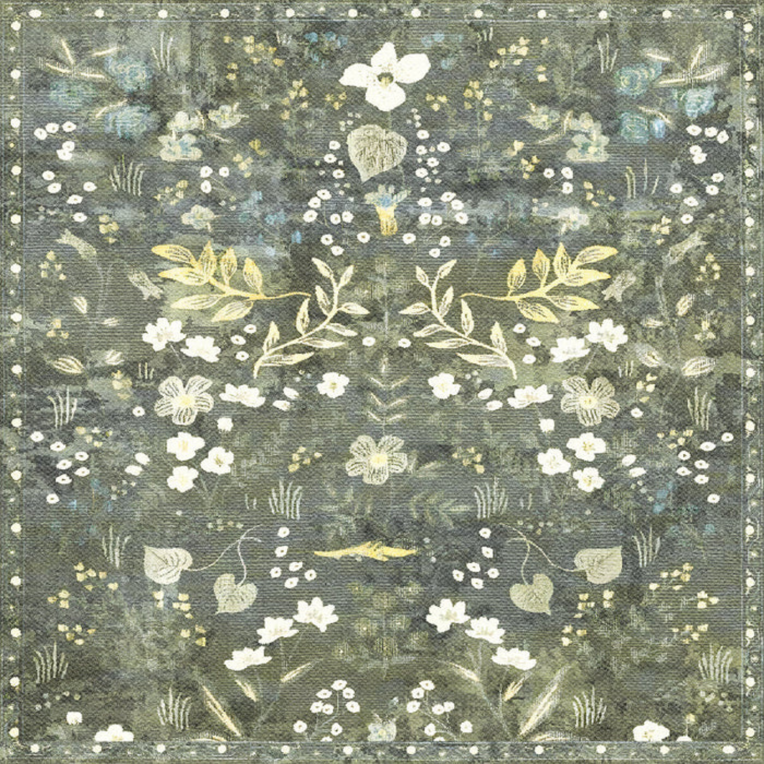 Tapis en vinyle Adama Moonflower