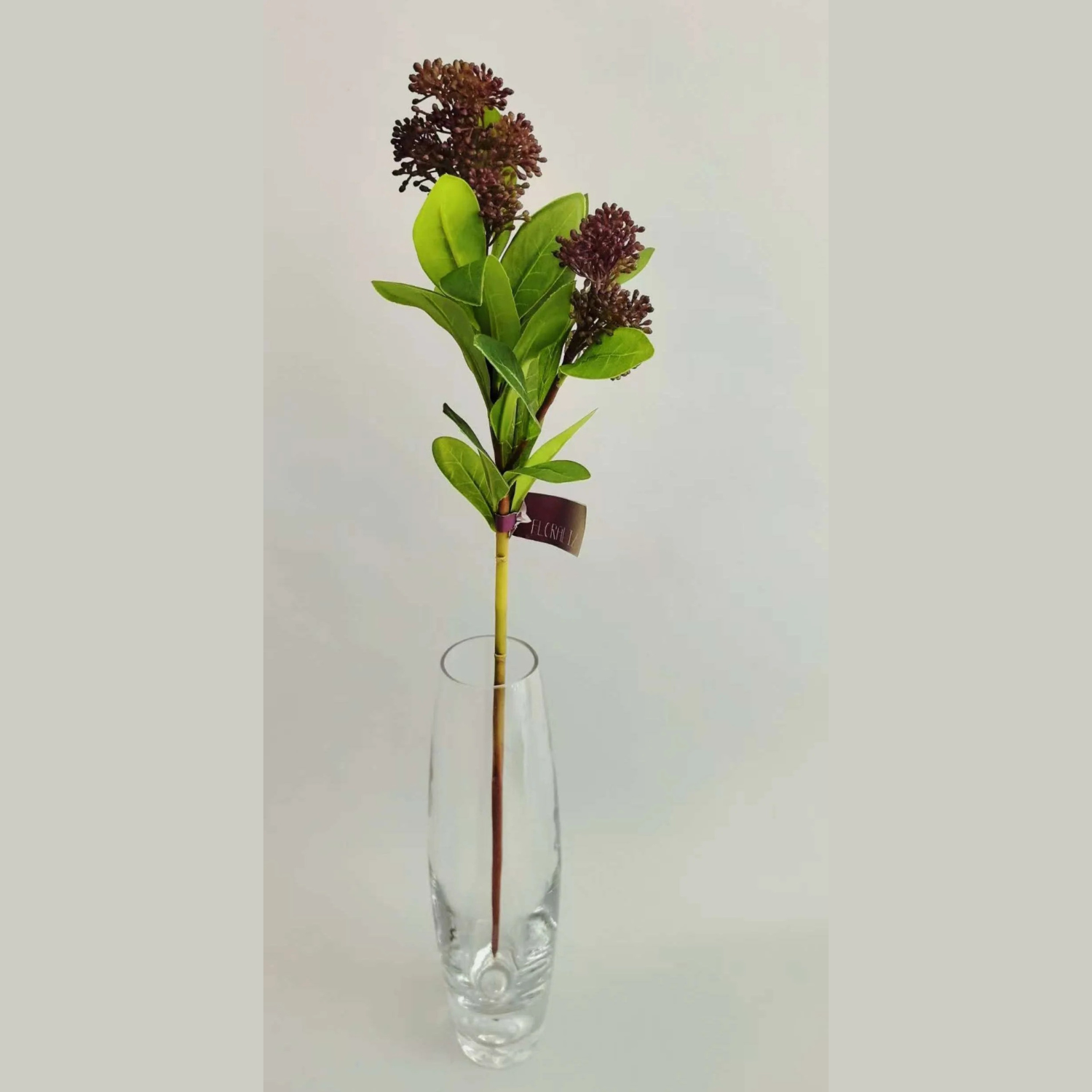 Artificial Viburnum Berry Branch in Plum