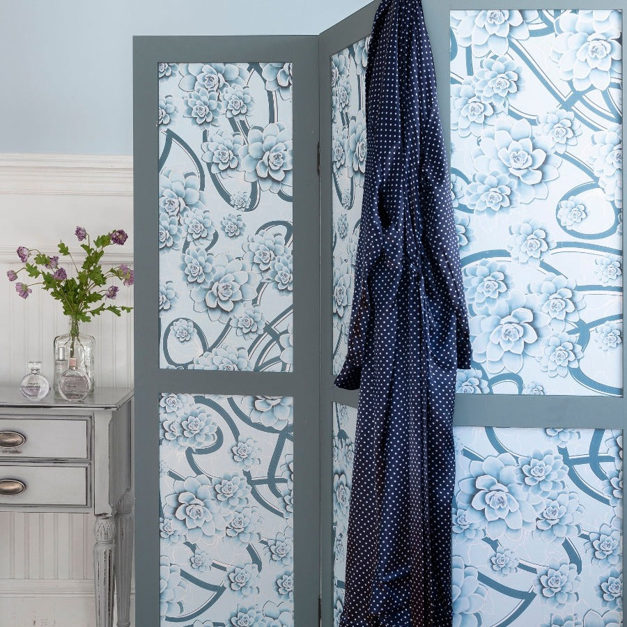 fusion mineral paint in blue pine at home smith