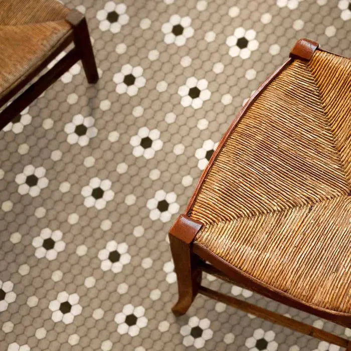 Home Smith Adama Petite Fleur Vinyl Rug Adama Vinyl Mats