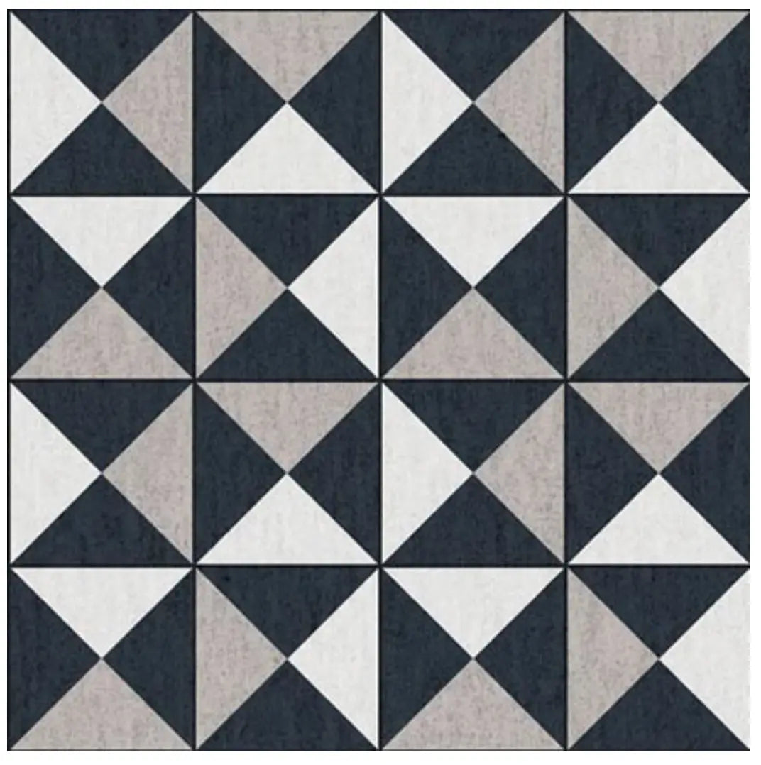 Home Smith Adama Polo Vinyl Rug in Brown Adama Vinyl Mats