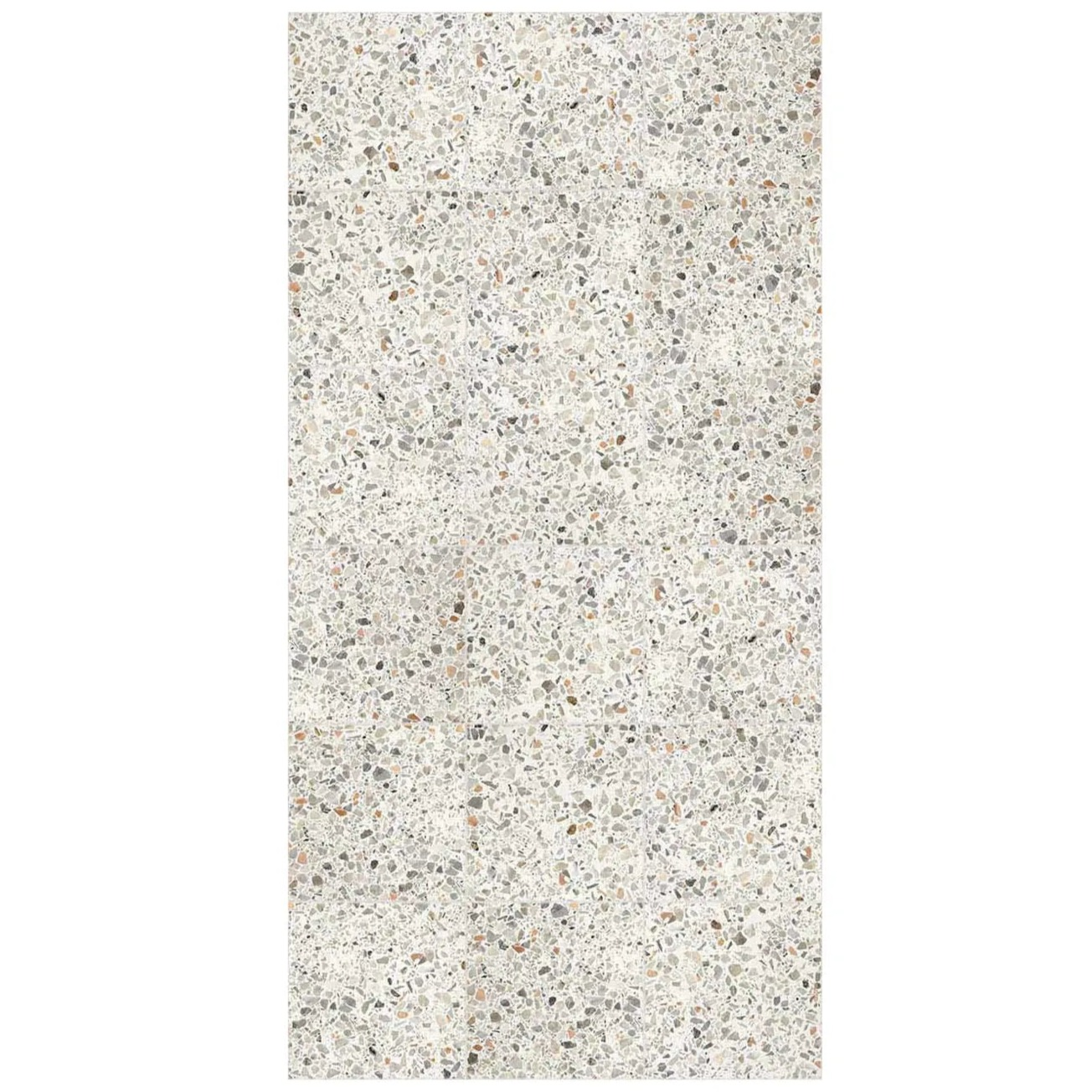 Home Smith Adama Terrazito Vinyl Rug in Beige Adama Vinyl Mats