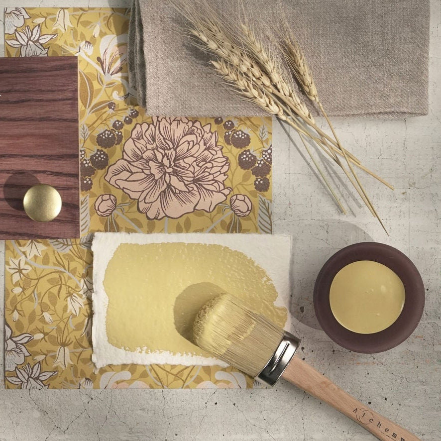 Alchemy Limestone and Chalk Furniture Paint by Fusion in Harvest at Home Smith