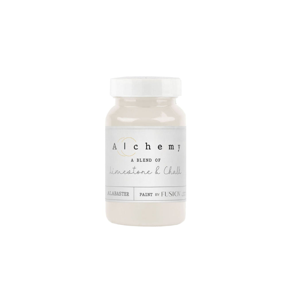 Alchemy limestone and chalk furniture paint by Fusion in Alabaster at Home Smith