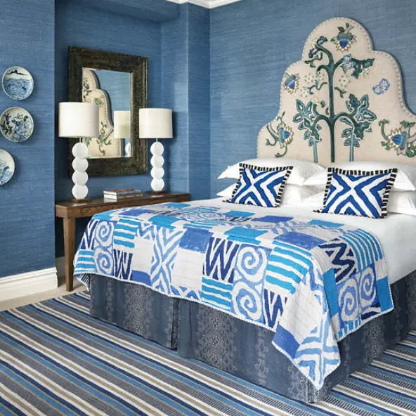 Always Greener Blue/Grey Indoor/Outdoor Rug - Home Smith