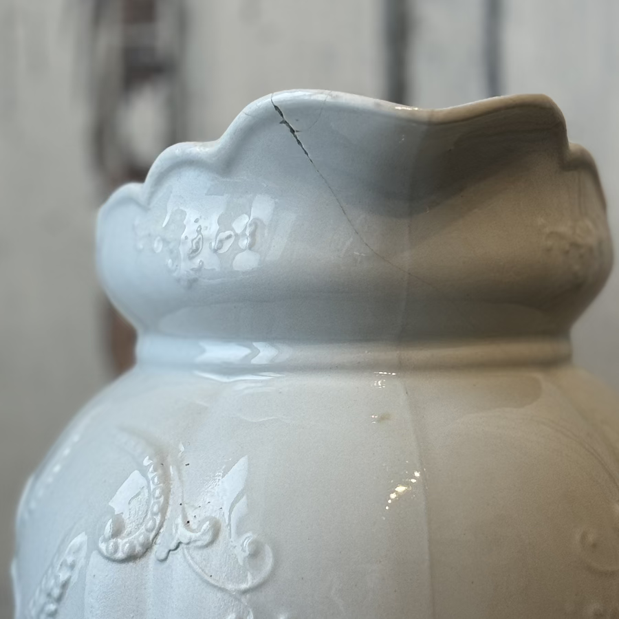 Antique Bishop and Stonier Stoneware Pitcher