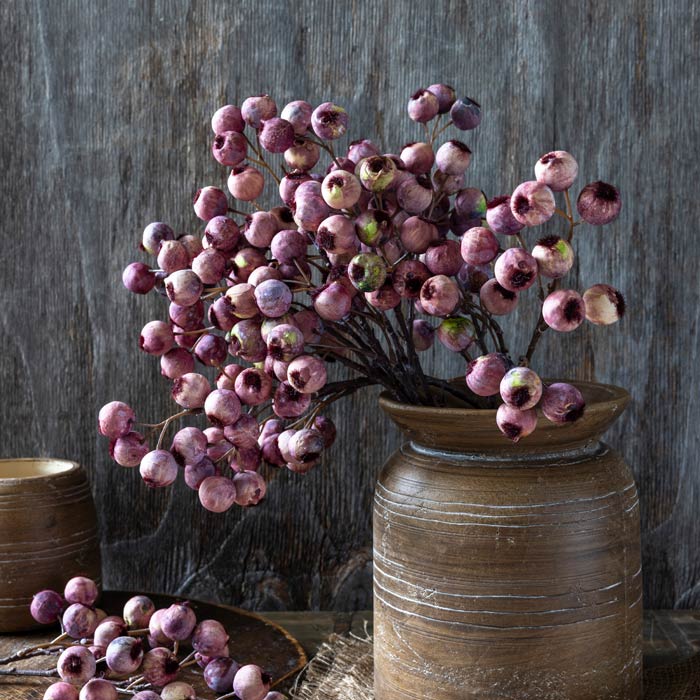 Faux Hawthorn Berry in Eventide from Abigail Ahern at Home Smith