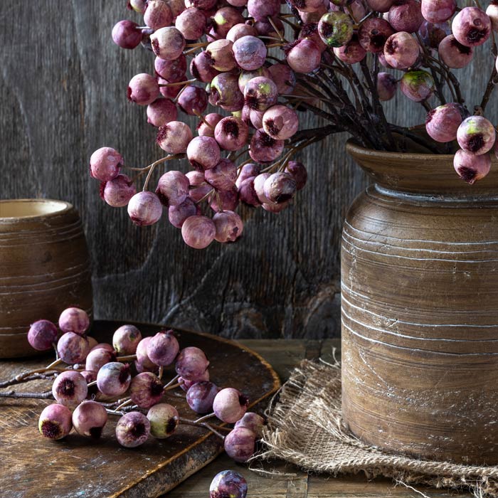 Faux Hawthorn Berry in Eventide from Abigail Ahern at Home Smith