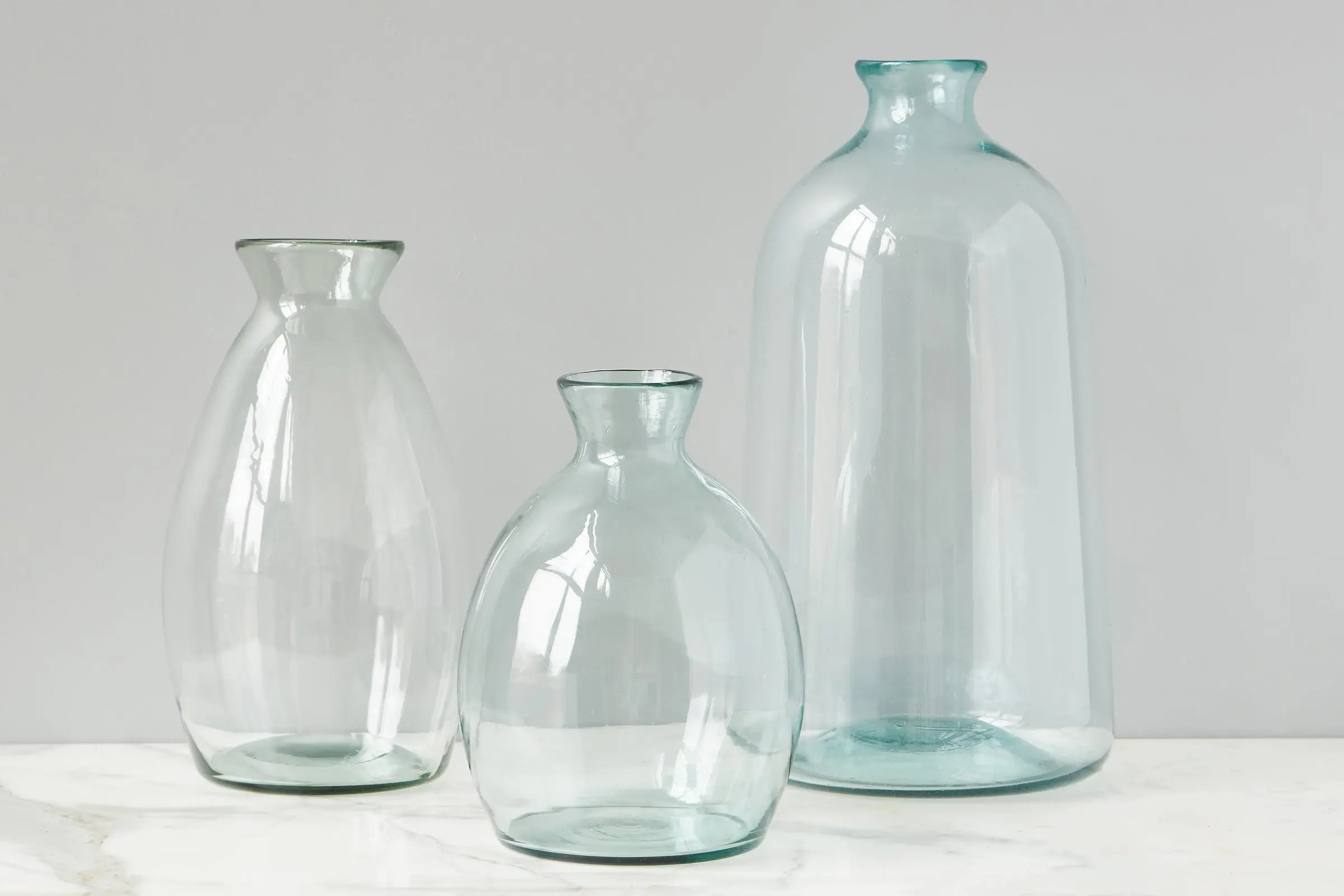 Artisanal French Glass Vases - Home Smith