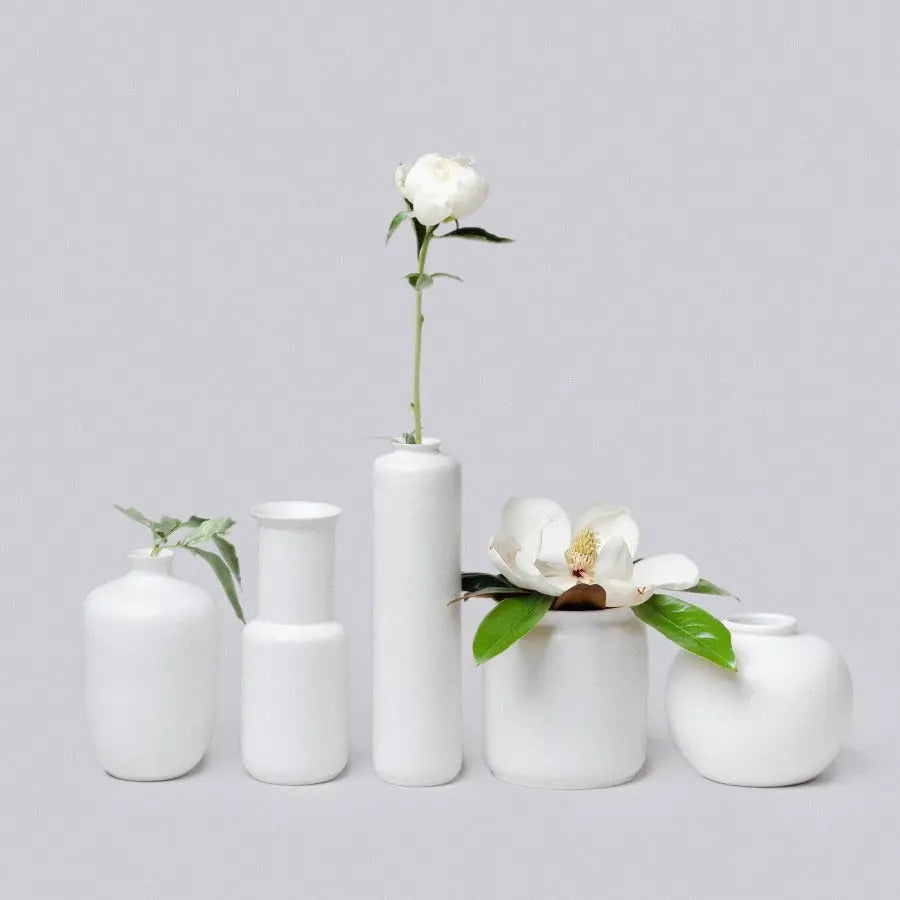 Bamboo Small Porcelain Vase - Home Smith