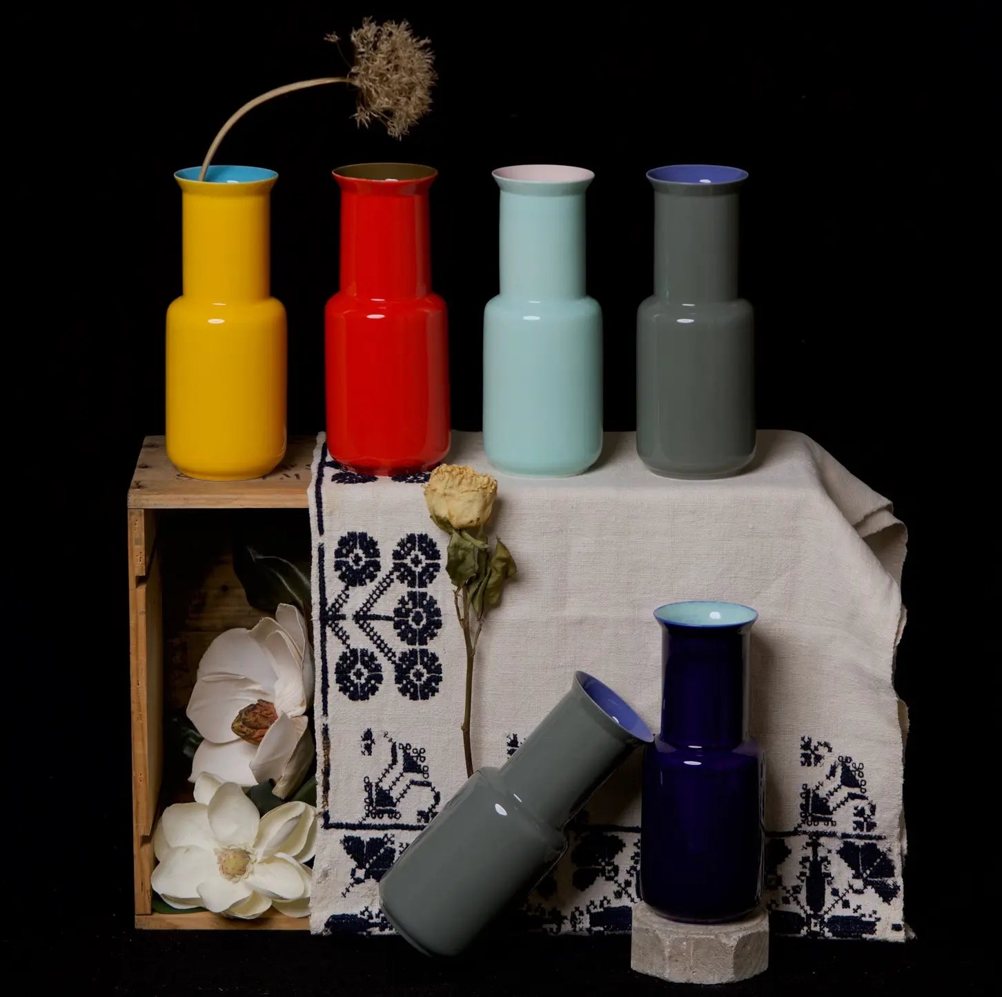 Bamboo Small Porcelain Vase - Home Smith