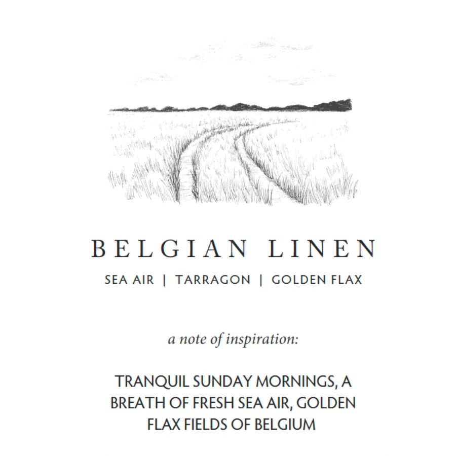 belgian linen scent notes and inspiration at Home Smith