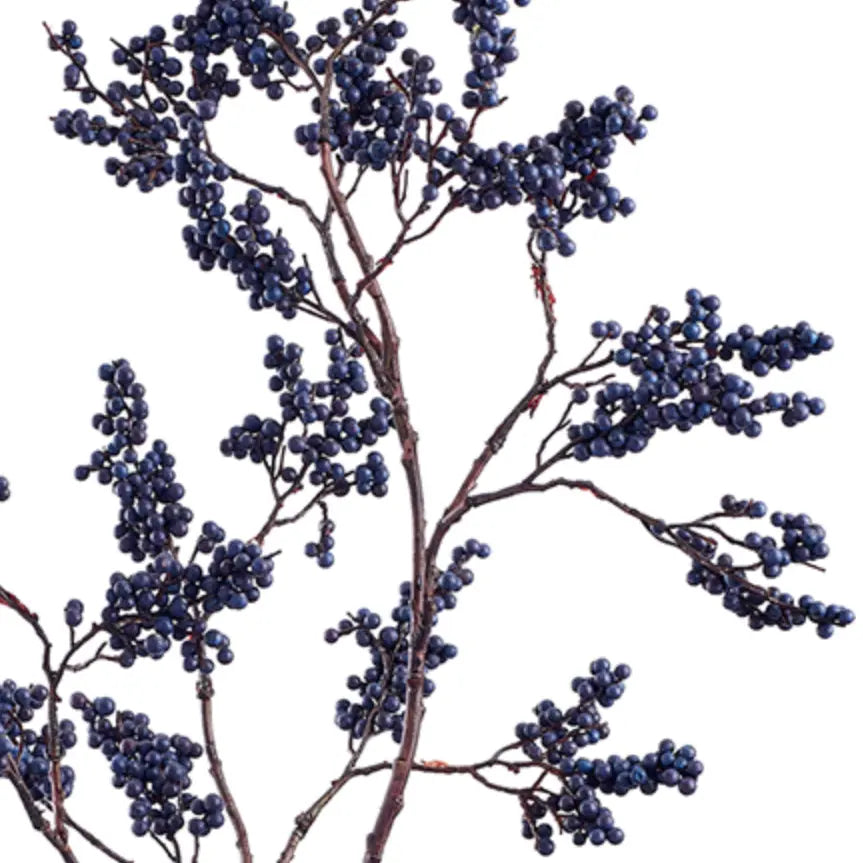 Home Smith Berry Spray in Dark Blue Allstate Floral Holiday Blooms & Branches