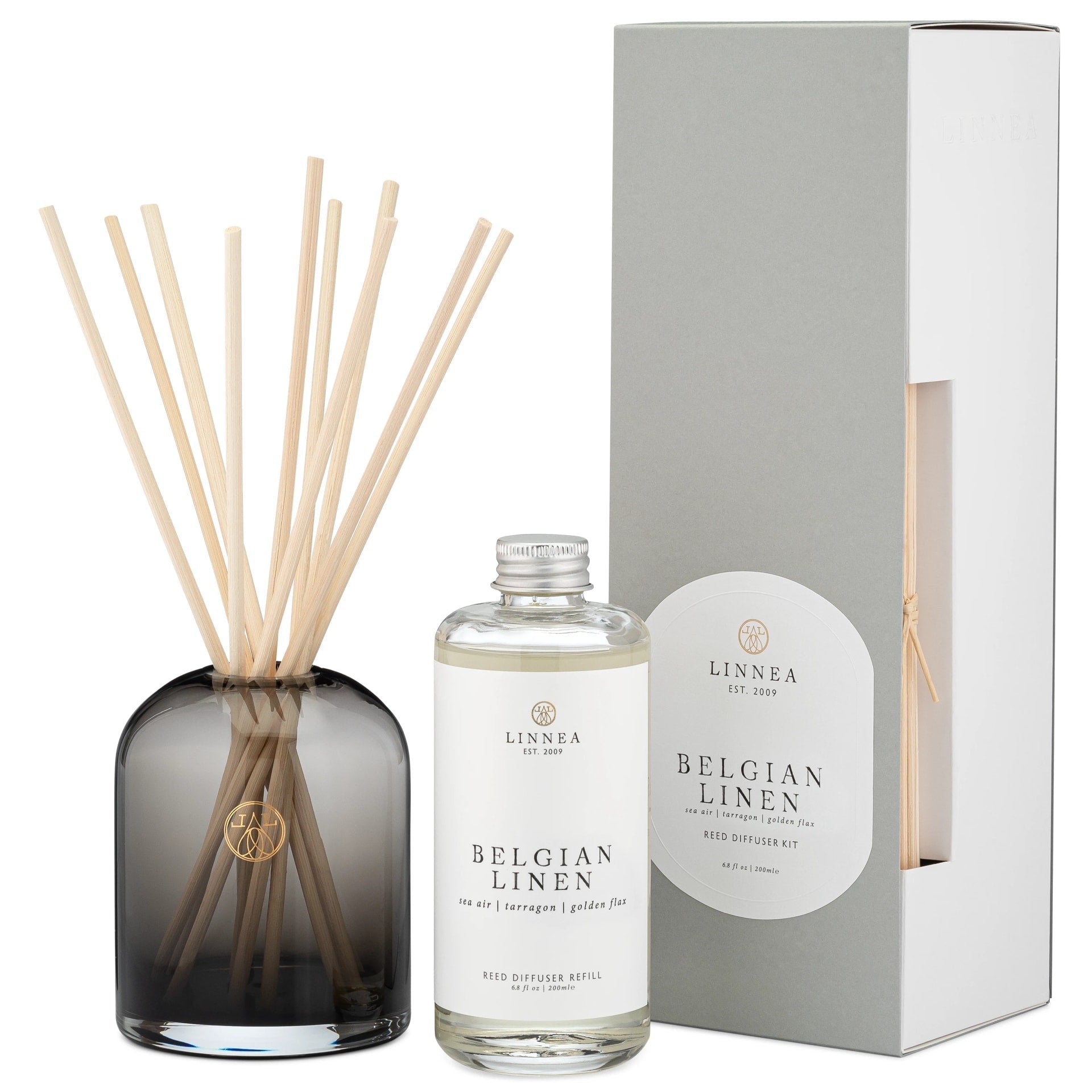 Linnea diffuser kit in belgian linen at Home Smith