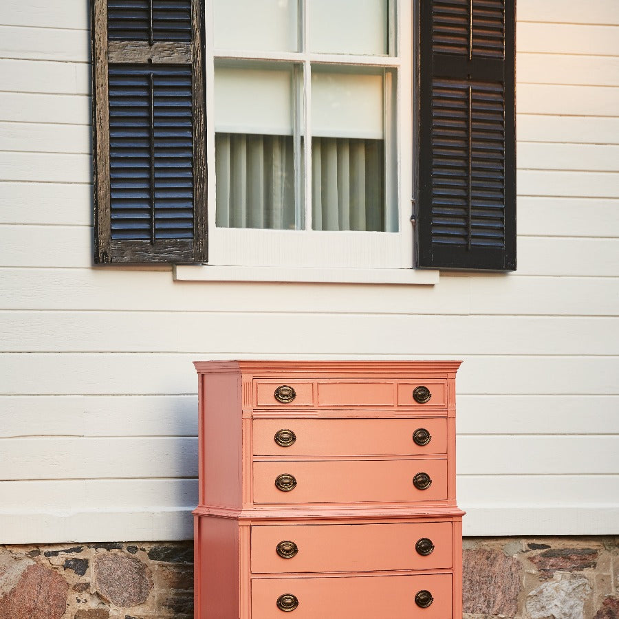 fusion mineral paint in coral at home smith