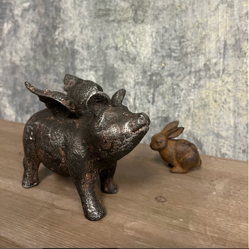 Cast Iron Flying Pig at Home Smith