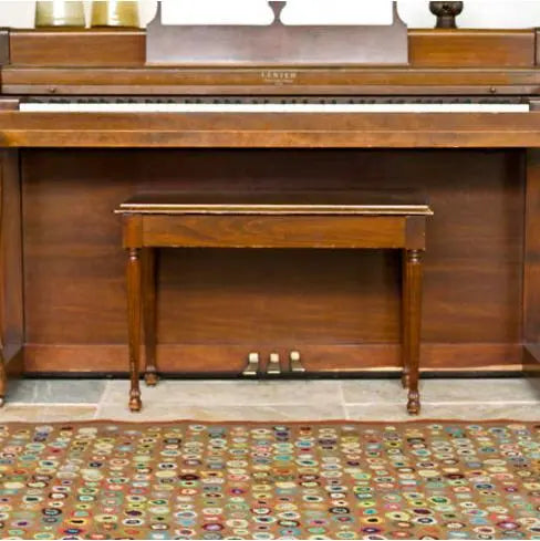 Cat's Paw Brown Micro Hooked Wool Rug - Home Smith