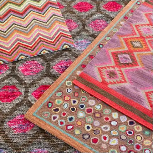 Cat's Paw Brown Micro Hooked Wool Rug - Home Smith