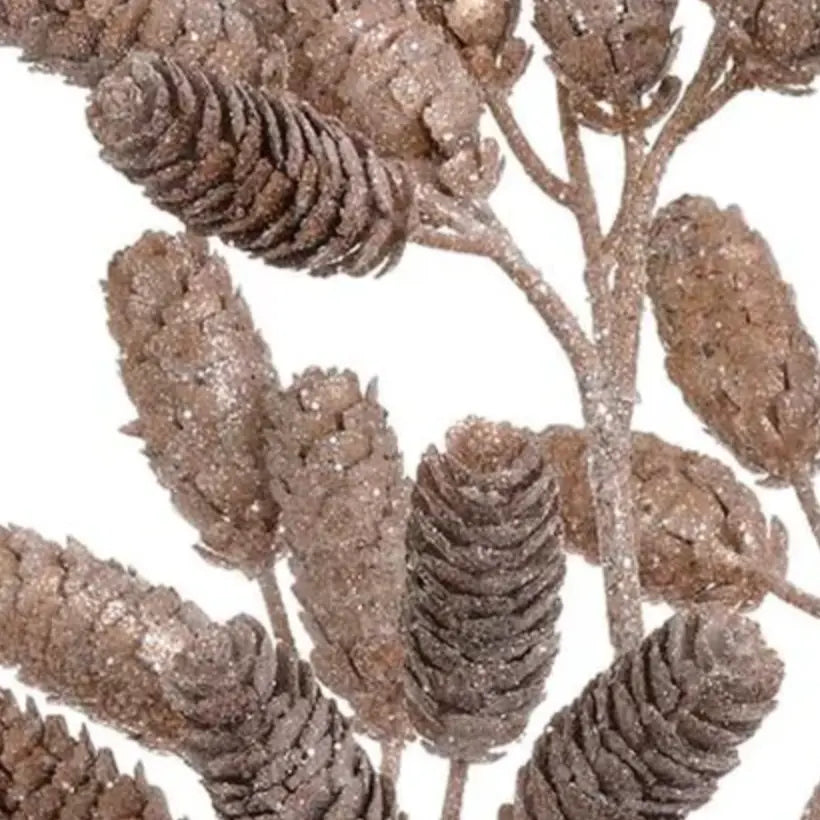 Home Smith Champagne Gold Pinecone Spray Winward Stems, Blooms & Branches