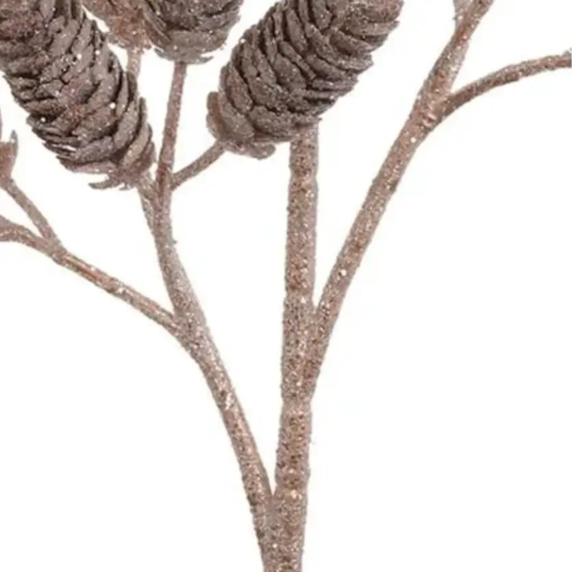 Home Smith Champagne Gold Pinecone Spray Winward Stems, Blooms & Branches