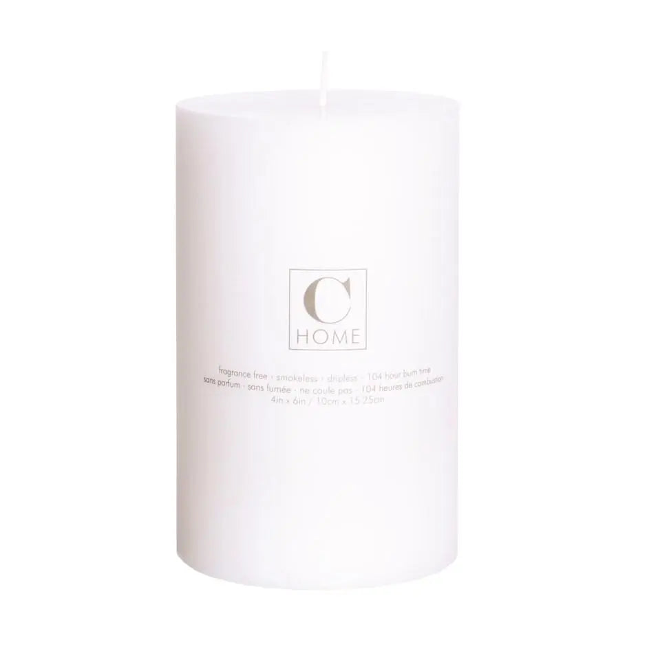 Classic White Pillar Candles - Home Smith