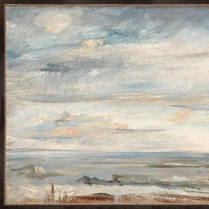 Home Smith Collection 23 Cloud Study With Marshlands C.1821 Small Celadon Art - In Stock