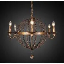 Copper Trumpet Vine Chandelier - Home Smith