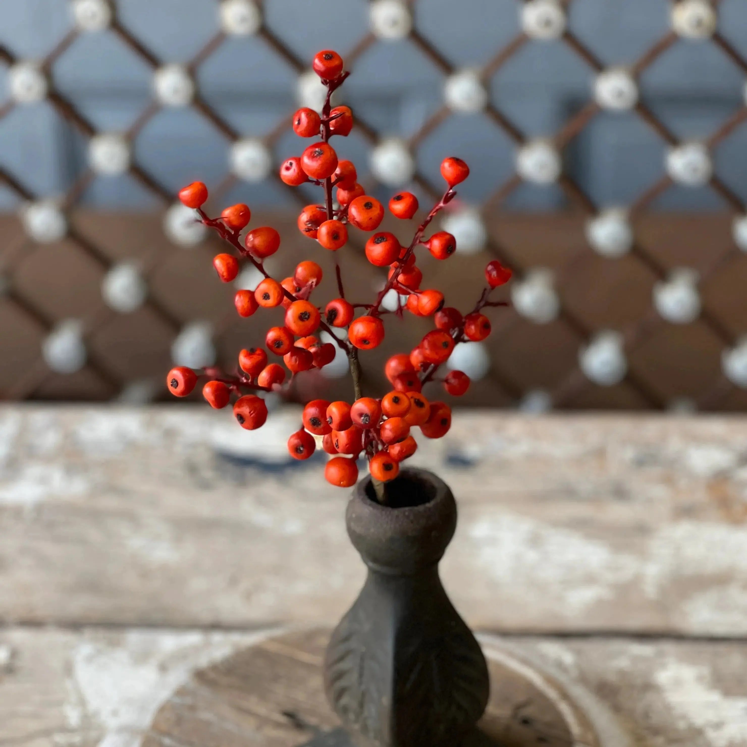 Home Smith Cranberry Pick in Orange Winward Stems, Blooms & Branches