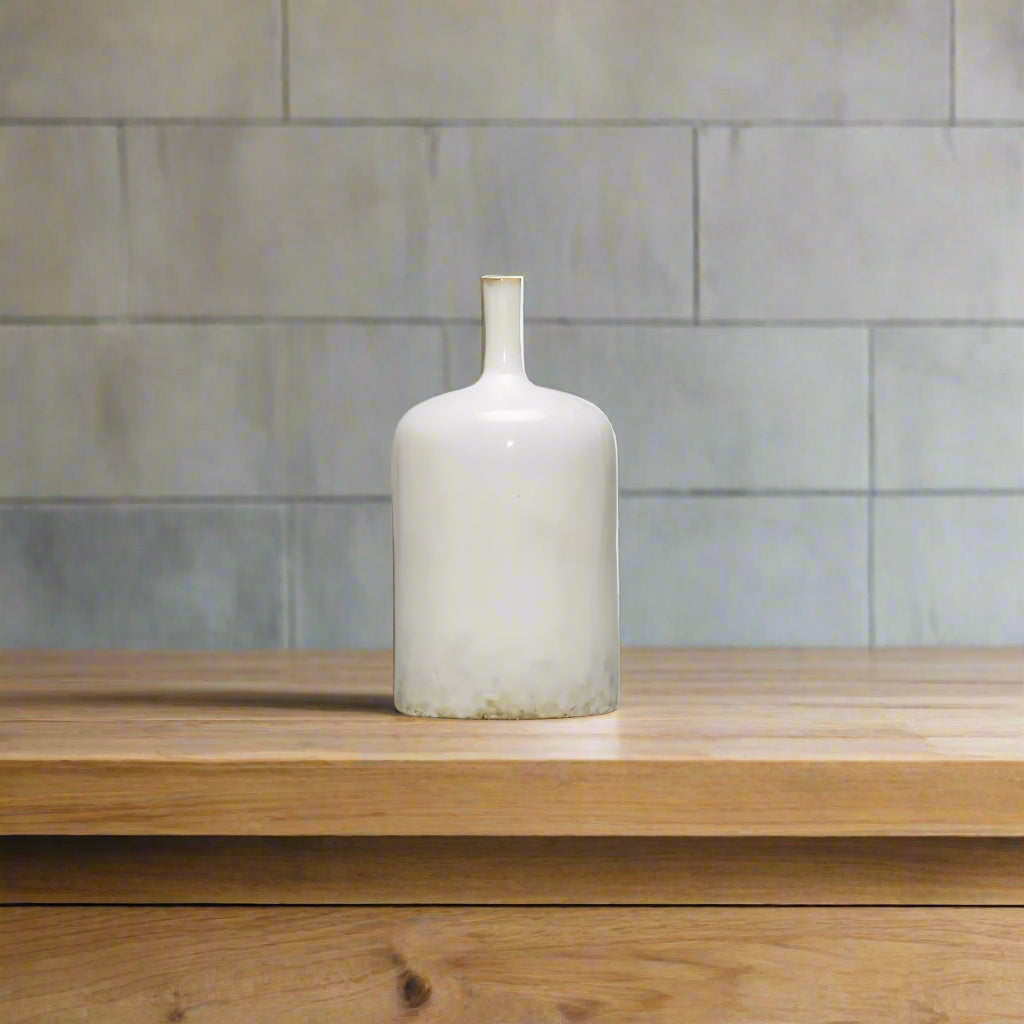 Cream Stoneware Vases - Home Smith