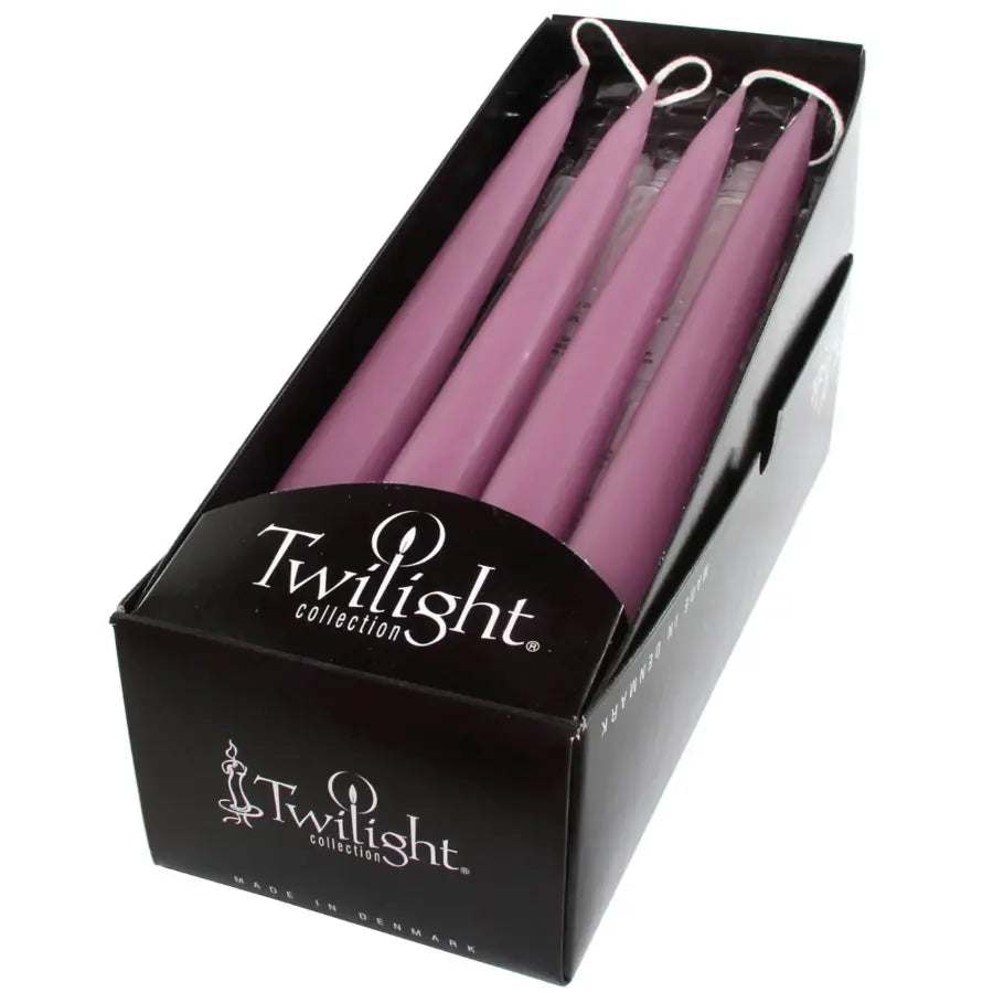 Home Smith Danish Hand Dipped 14" Taper Candles - Box of 12 OCD Old Country Designs Candles