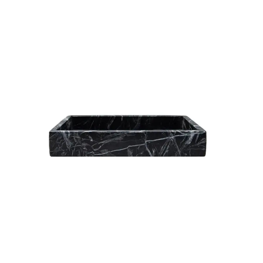 Deep Marble Trays in Black - Home Smith