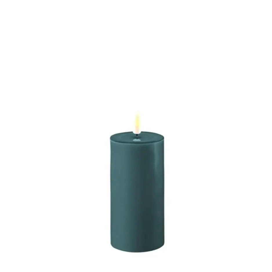 Home Smith Deluxe LED Flameless Candles in Jade Green Koppers Flameless Candles
