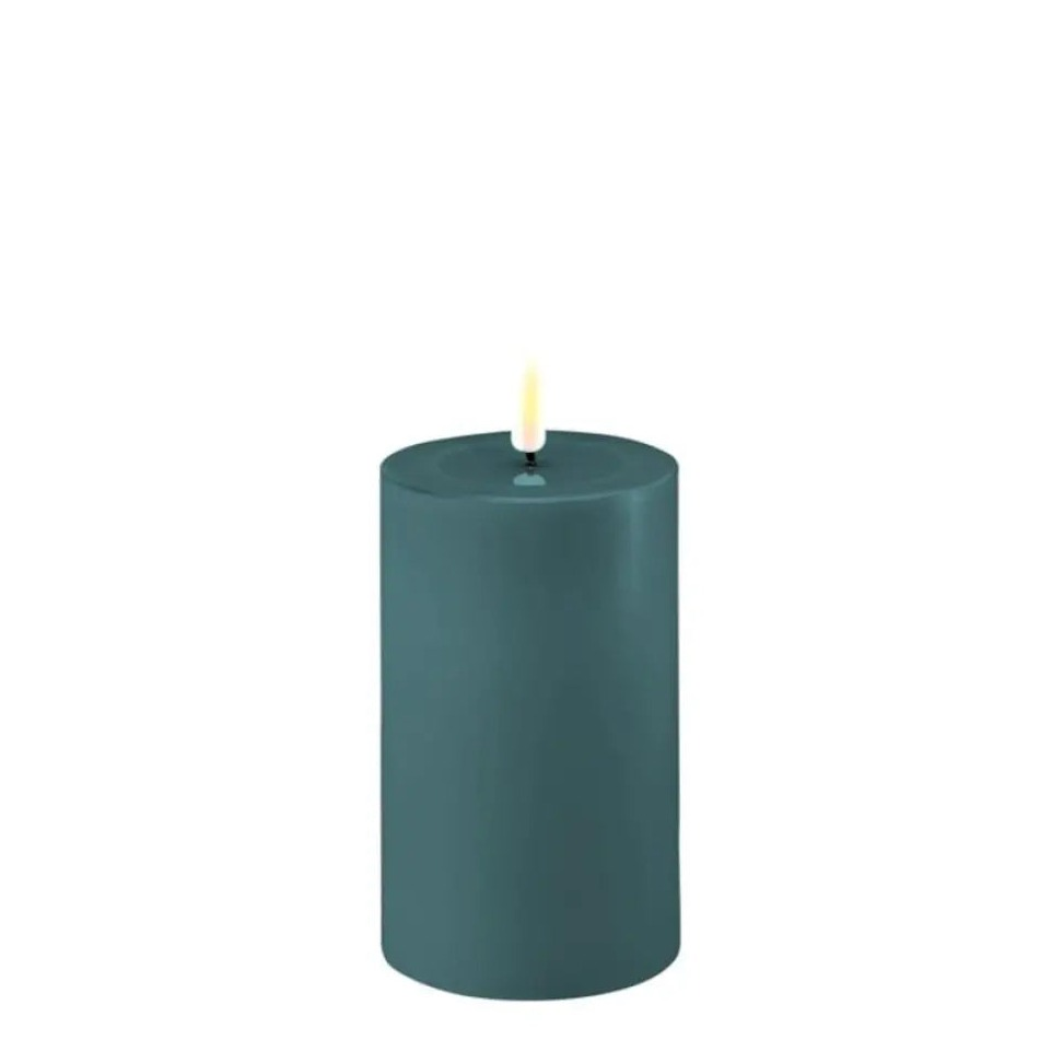 Home Smith Deluxe LED Flameless Candles in Jade Green Koppers Flameless Candles