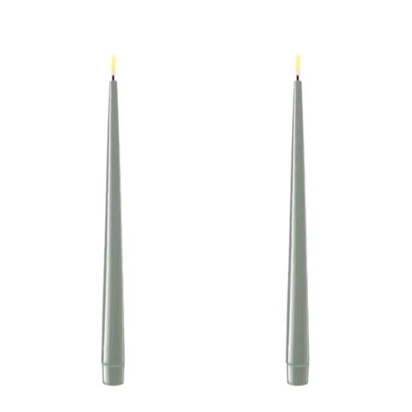 Home Smith Deluxe LED Flameless Tapers Koppers Flameless Candles