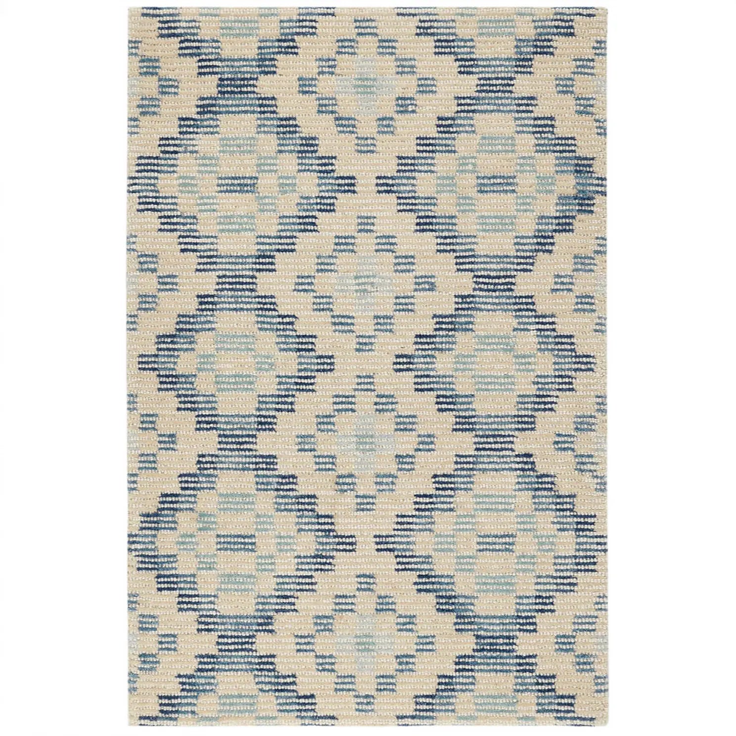 Diamond Cove Blue Hand Tufted Wool Rug - Home Smith