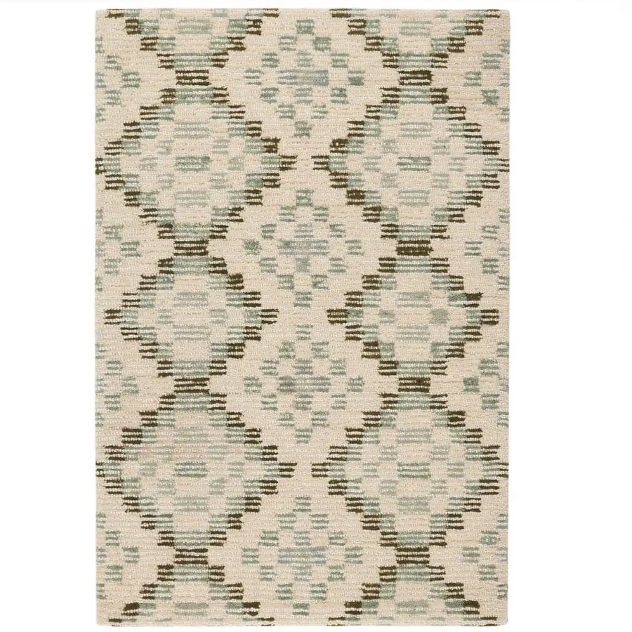 Diamond Cove Green Hand Tufted Wool Rug - Home Smith