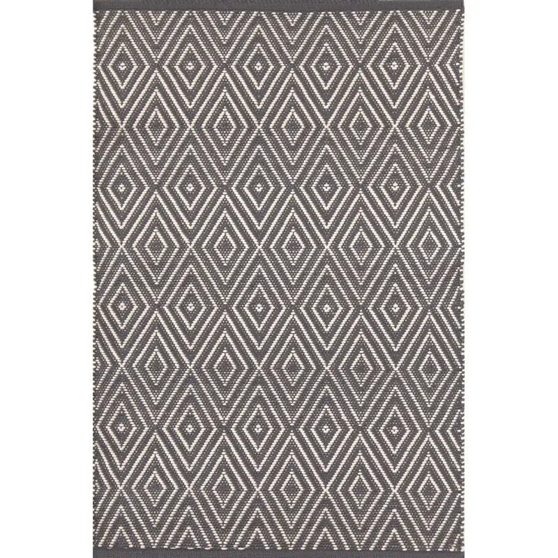 Diamond Graphite/Ivory Indoor/Outdoor Rug - Home Smith