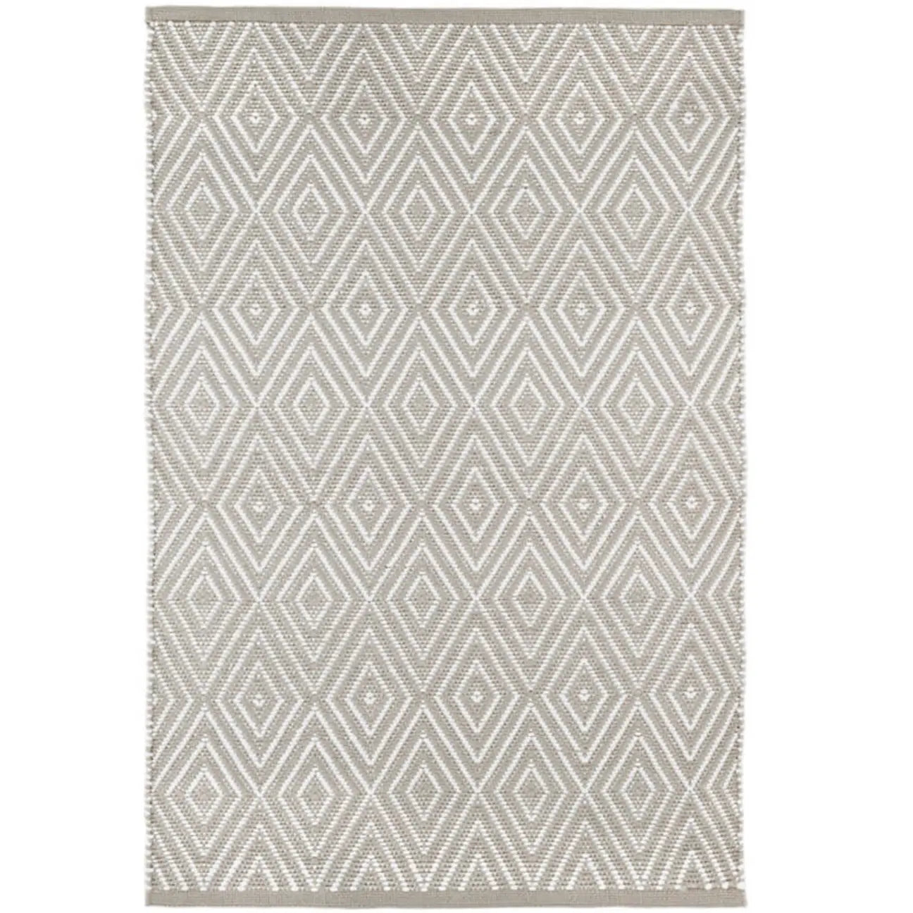 Diamond Platinum/White Indoor/Outdoor Rug - Home Smith