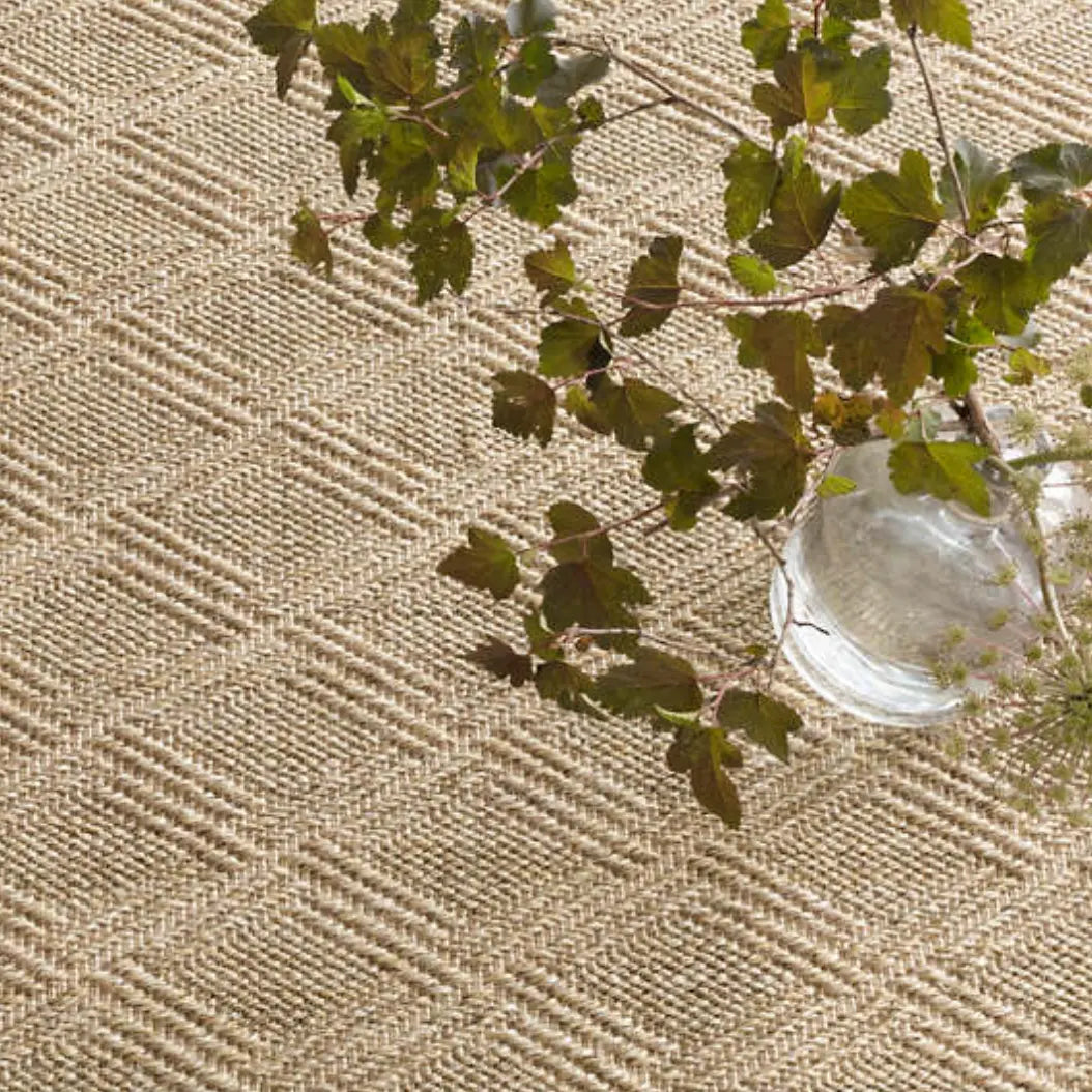 Diamond Woven Sisal Rug - Natural - Home Smith