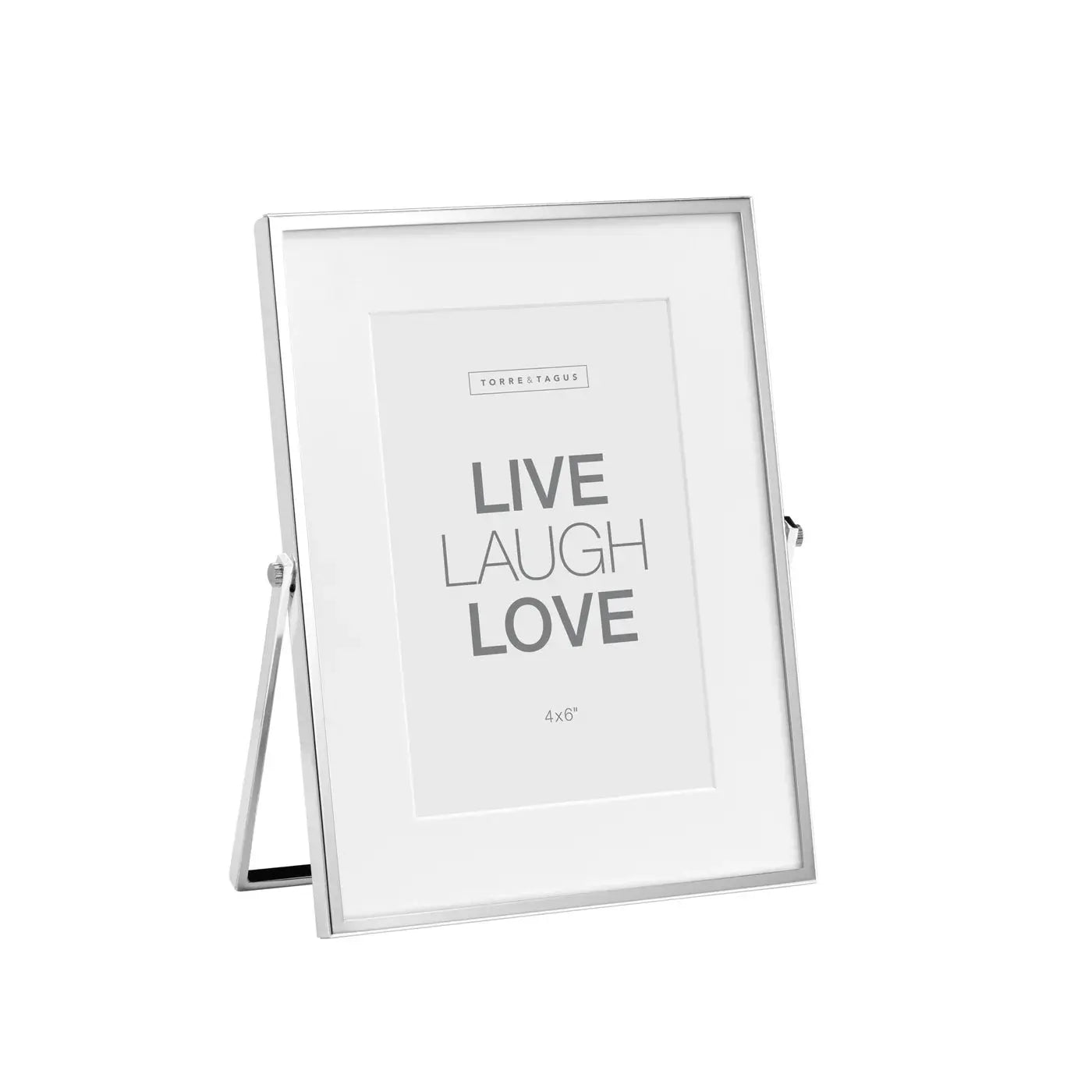 Home Smith Easel Silver Trim Matte Photo Frame Home Smith 