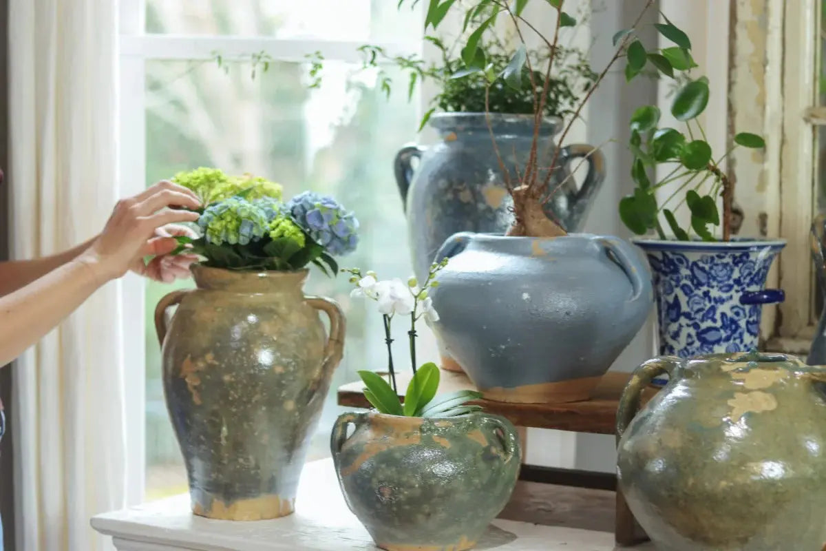 Home Smith European Blue Amphora etuHome Antiques and Vintage - Accessories