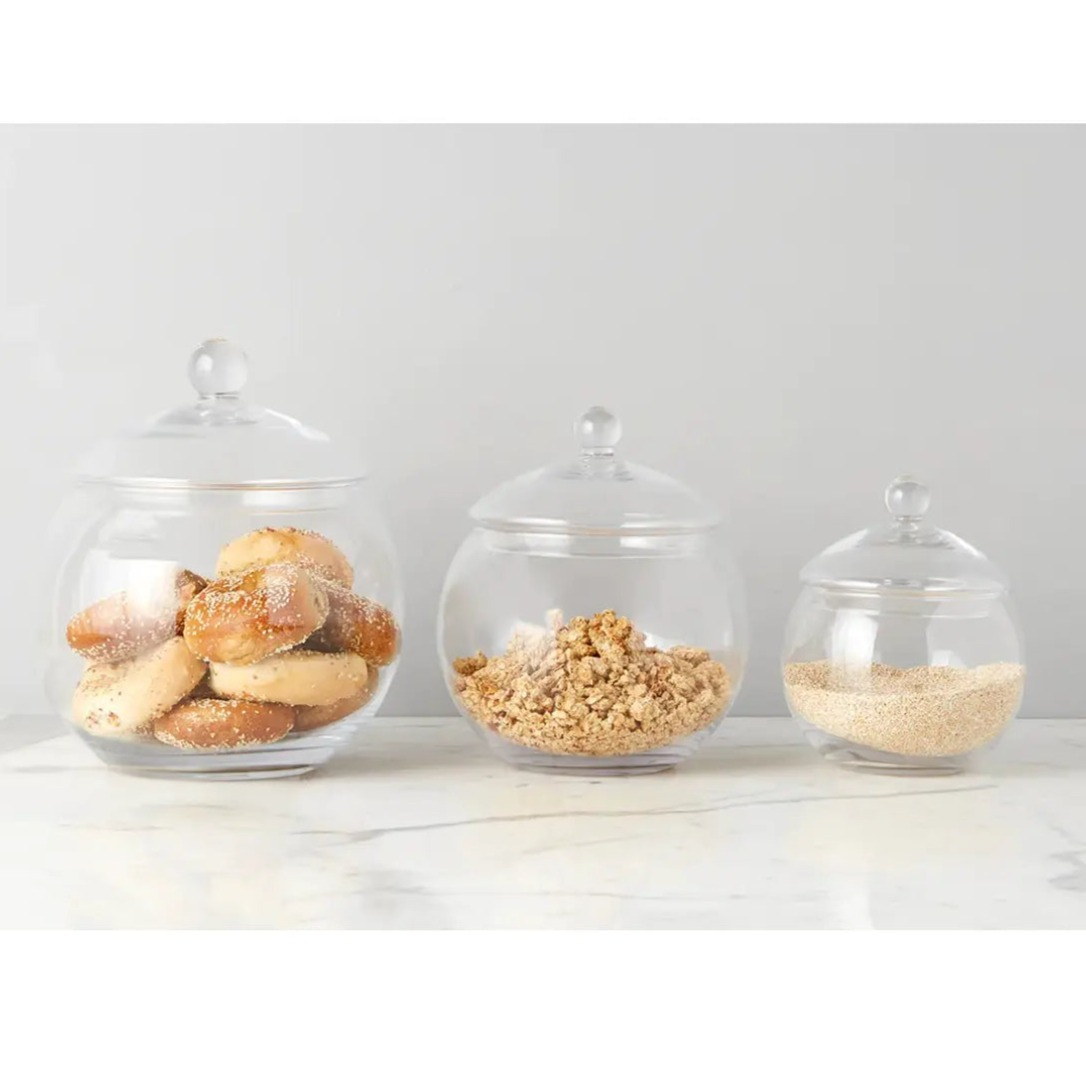 Home Smith European Glass Storage Jars etuHome Baskets and Storage