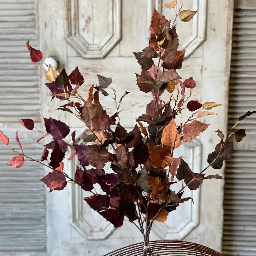 Home Smith Fall Leaves Spray in Sienna Lancaster Home Stems, Blooms & Branches
