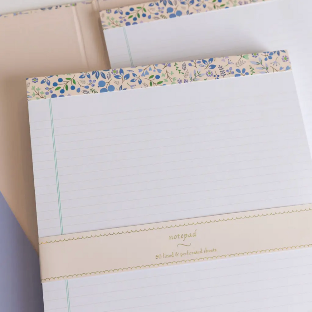Floral Notepad Folio at Home Smith