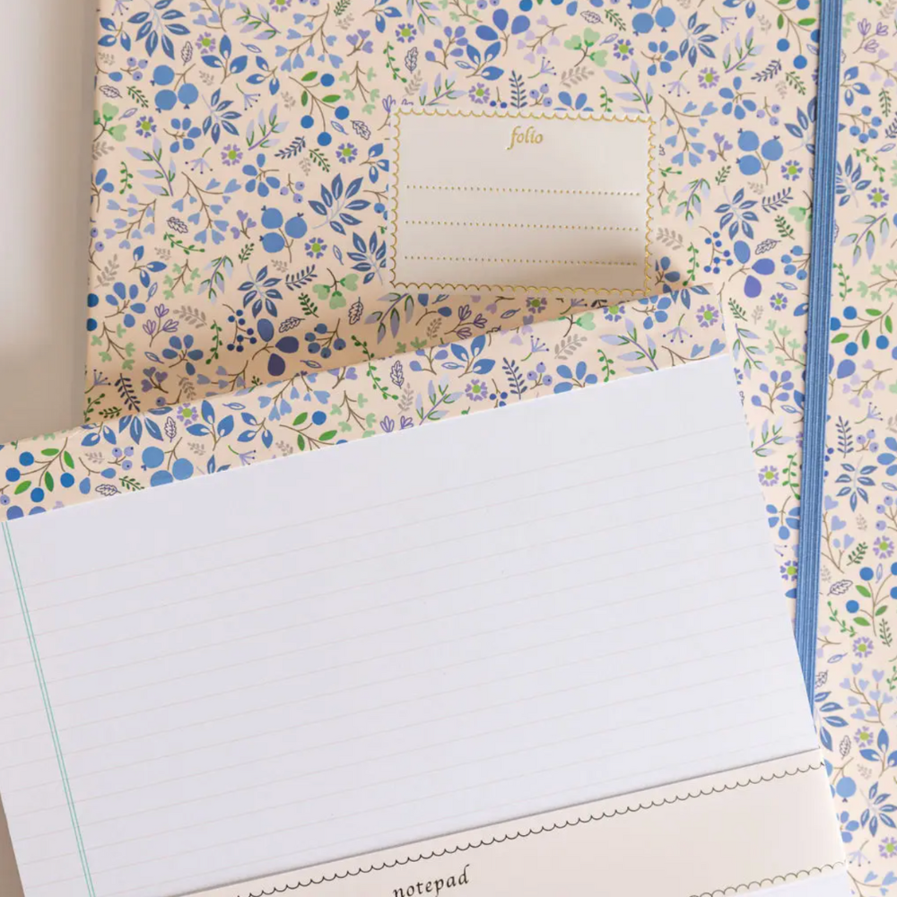 Floral Notepad Folio at Home Smith