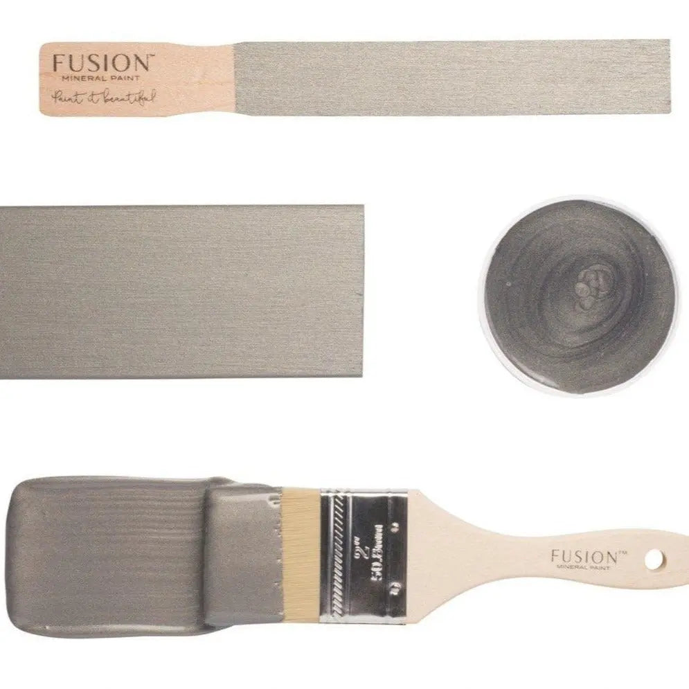 Fusion Mineral Paint - Brushed Steel Metallic - Home Smith