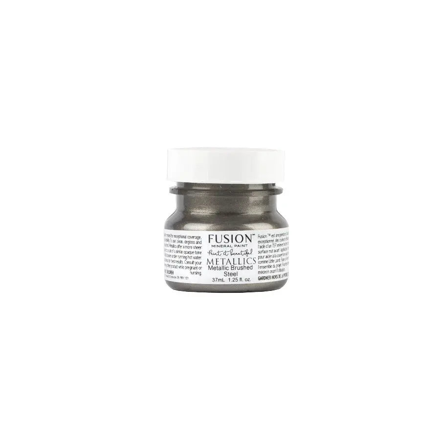 Fusion Mineral Paint - Brushed Steel Metallic - Home Smith