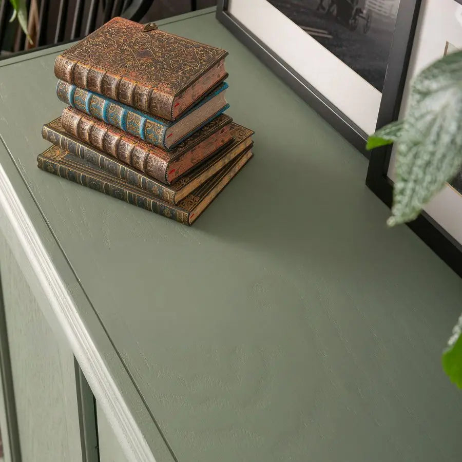 Sideboard painted in Fusion Mineral Paint Carriage House at Home Smith