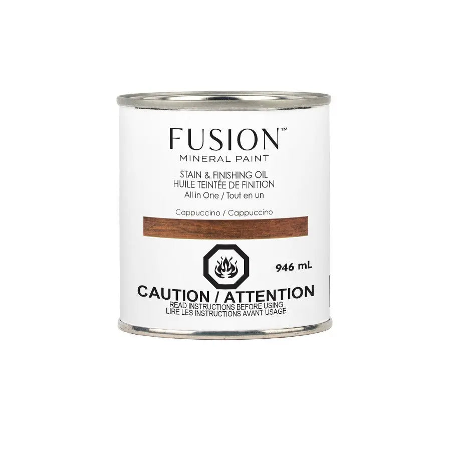 Fusion Stain & Finishing Oil - Cappuccino - Home Smith