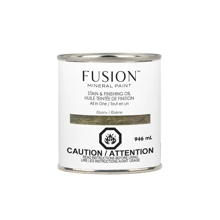 Fusion Stain & Finishing Oil - Ebony - Home Smith